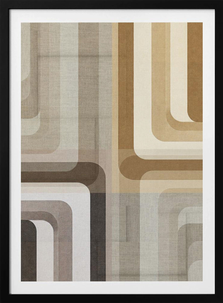 Analoge Träume, gewebtes Geschichtenmuster | Poster