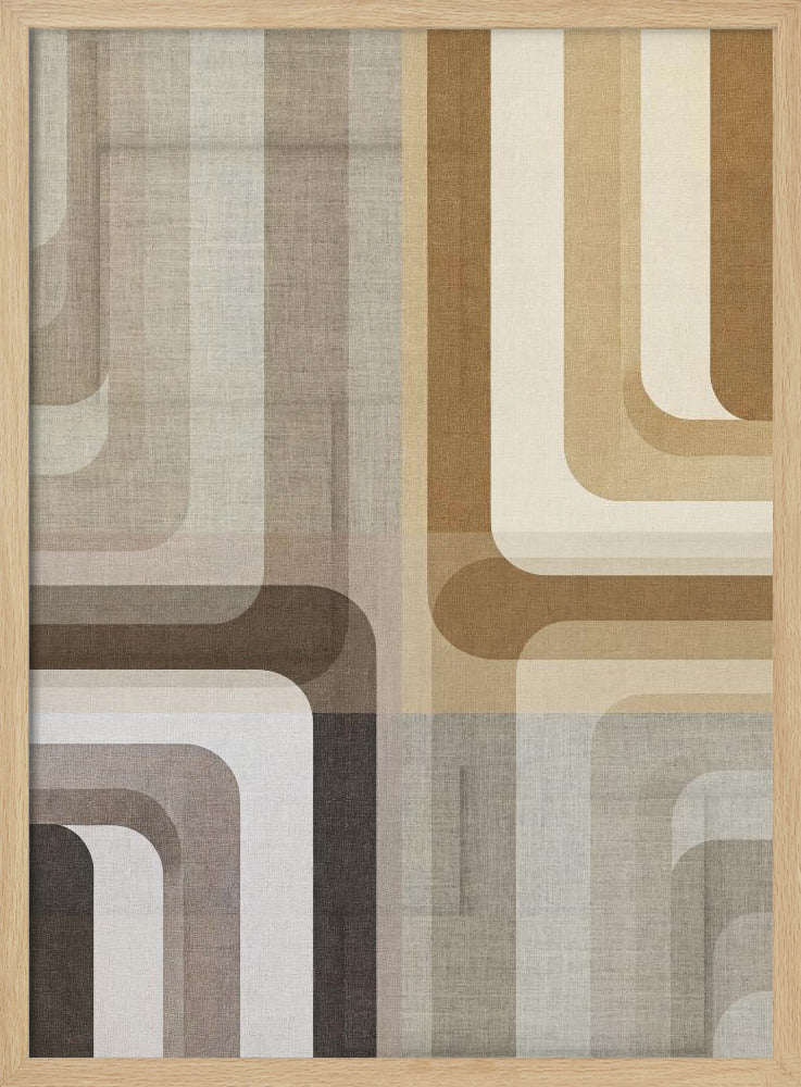 Analoge Träume, gewebtes Geschichtenmuster | Poster