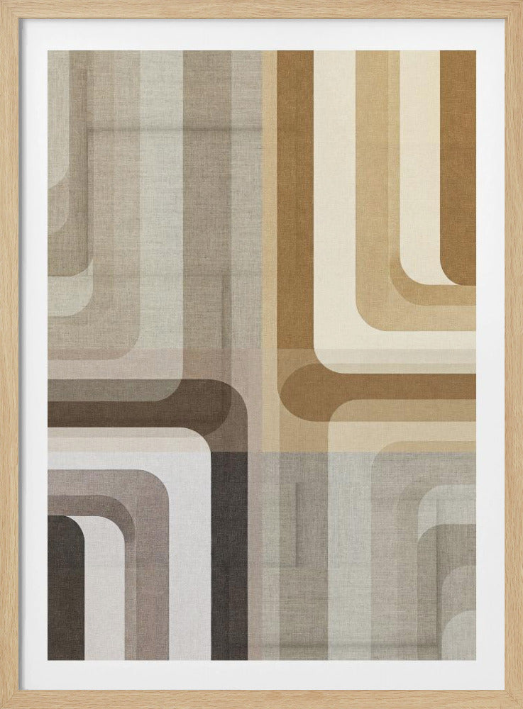 Analoge Träume, gewebtes Geschichtenmuster | Poster