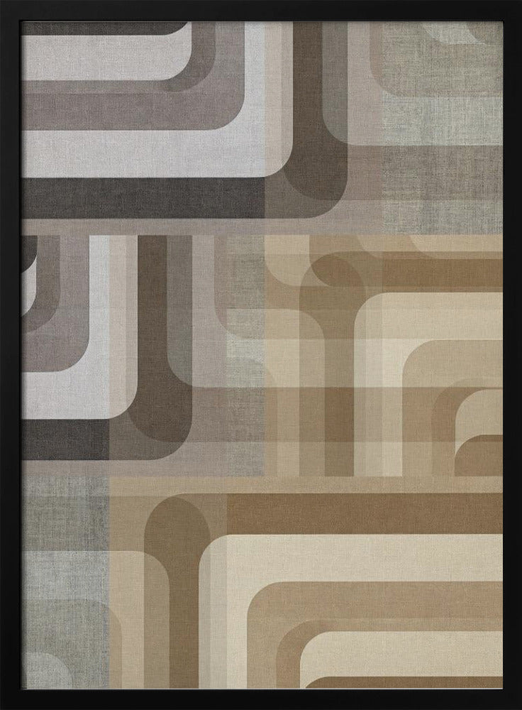 Analoge Träume, gewebtes Geschichtenmuster | Poster