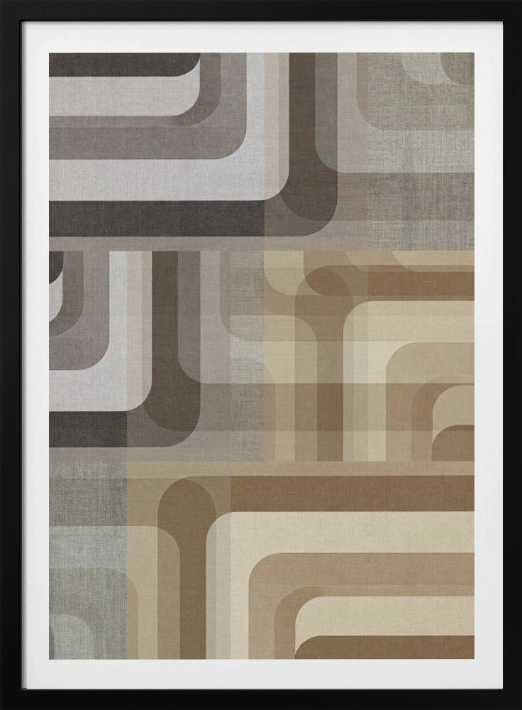 Analoge Träume, gewebtes Geschichtenmuster | Poster
