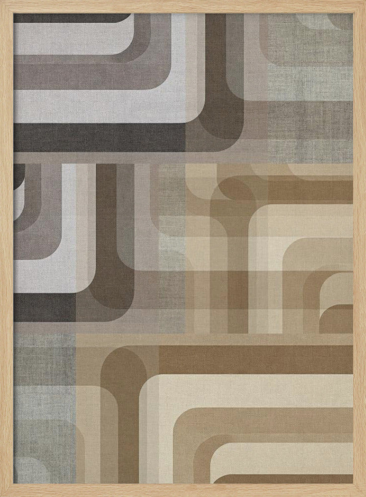 Analoge Träume, gewebtes Geschichtenmuster | Poster