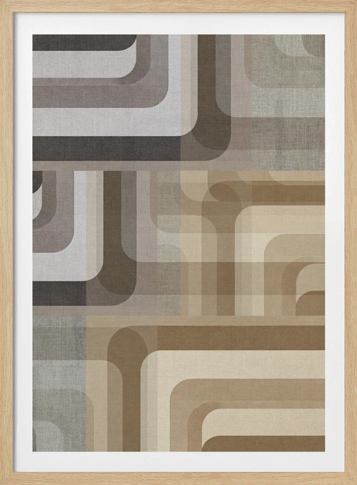 Analoge Träume, gewebtes Geschichtenmuster | Poster