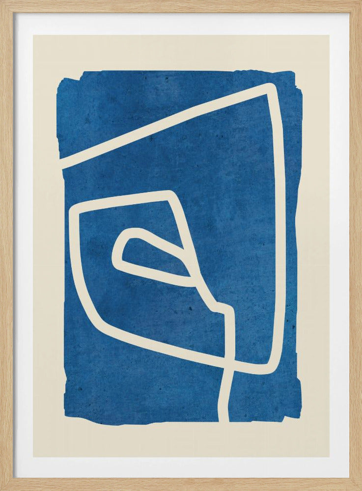 Blauer Spiraltanz | Poster