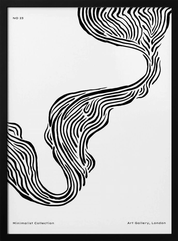 Fließende Linien | Poster