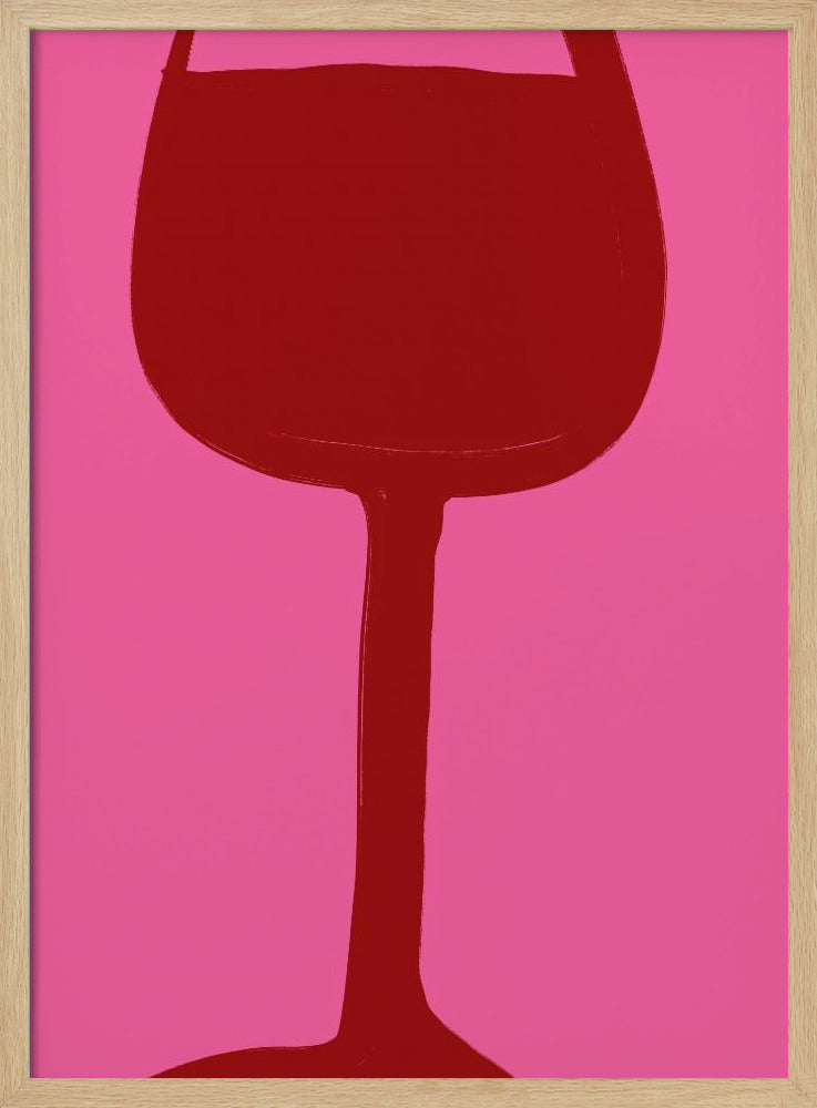 Wein und Pink Vibes | Poster