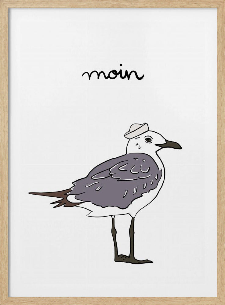 Möwe mit Stil | Poster