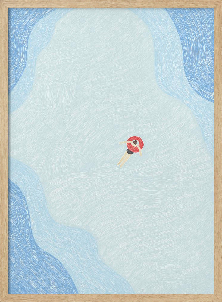 Ruhiger Pool-Drift | Poster