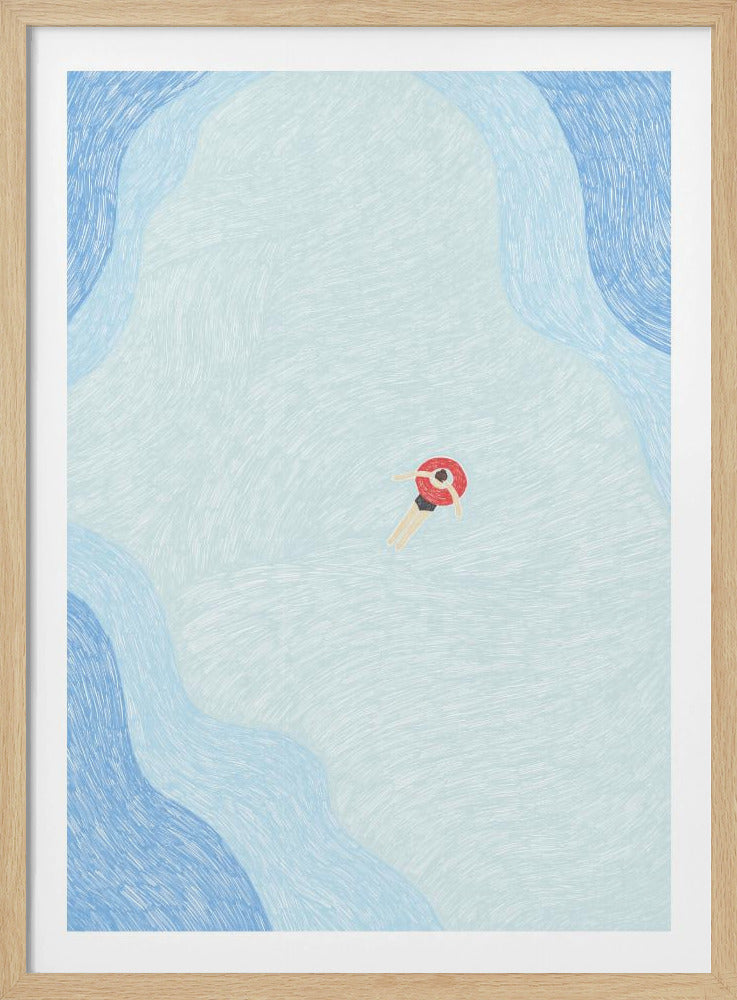 Ruhiger Pool-Drift | Poster