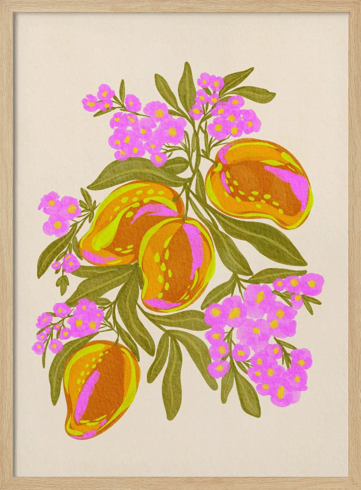 Lebendige Mangos | Poster