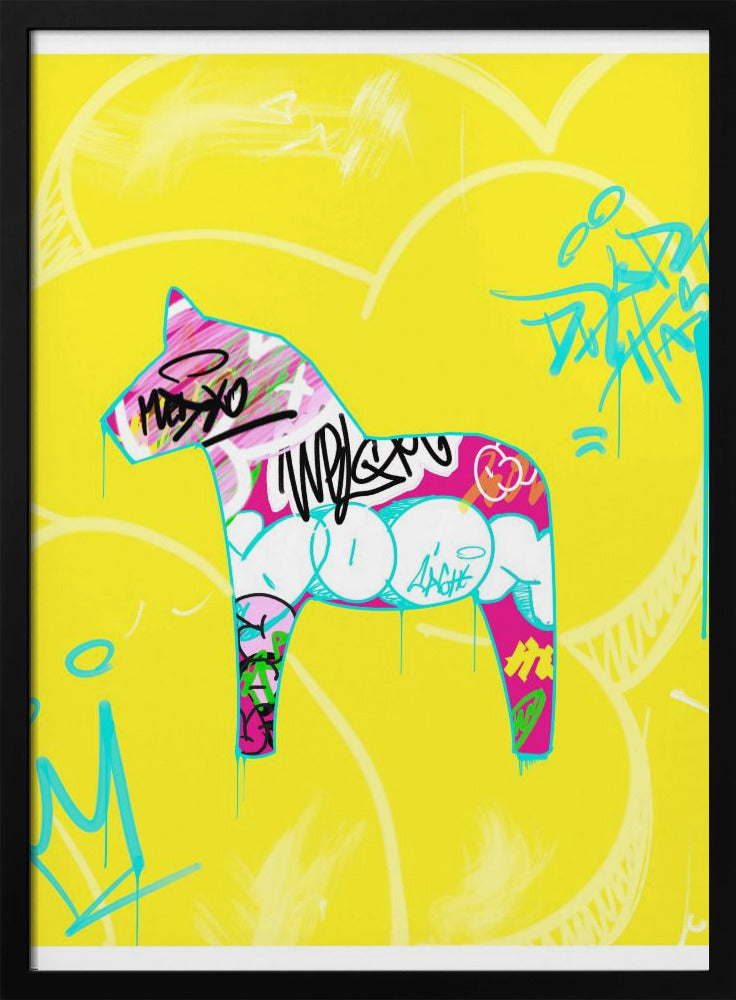 Pferd im Graffiti-Stil | Poster
