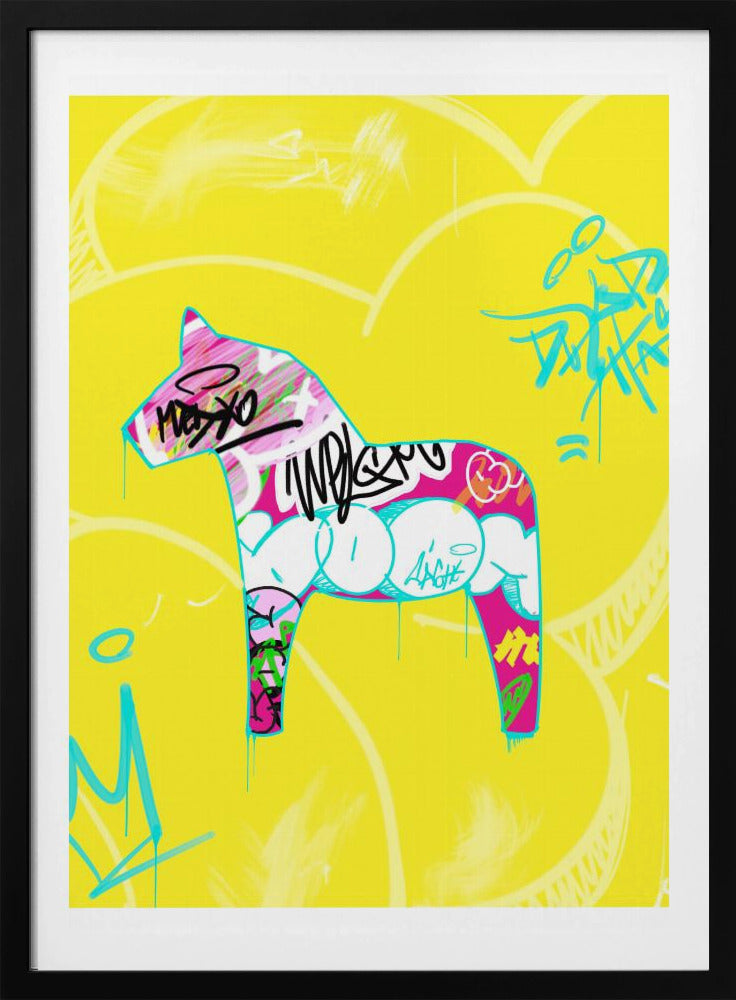 Pferd im Graffiti-Stil | Poster
