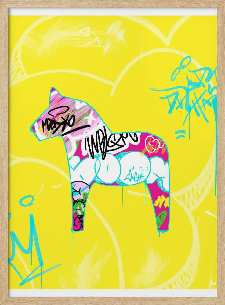 Pferd im Graffiti-Stil | Poster