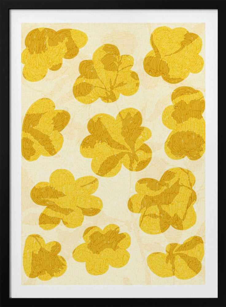 Goldene Blüten | Poster