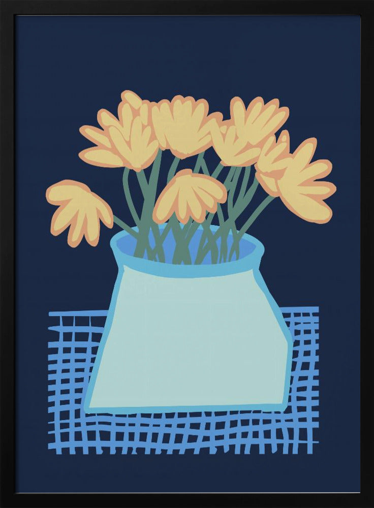 Gänseblümchen in der Vase | Poster