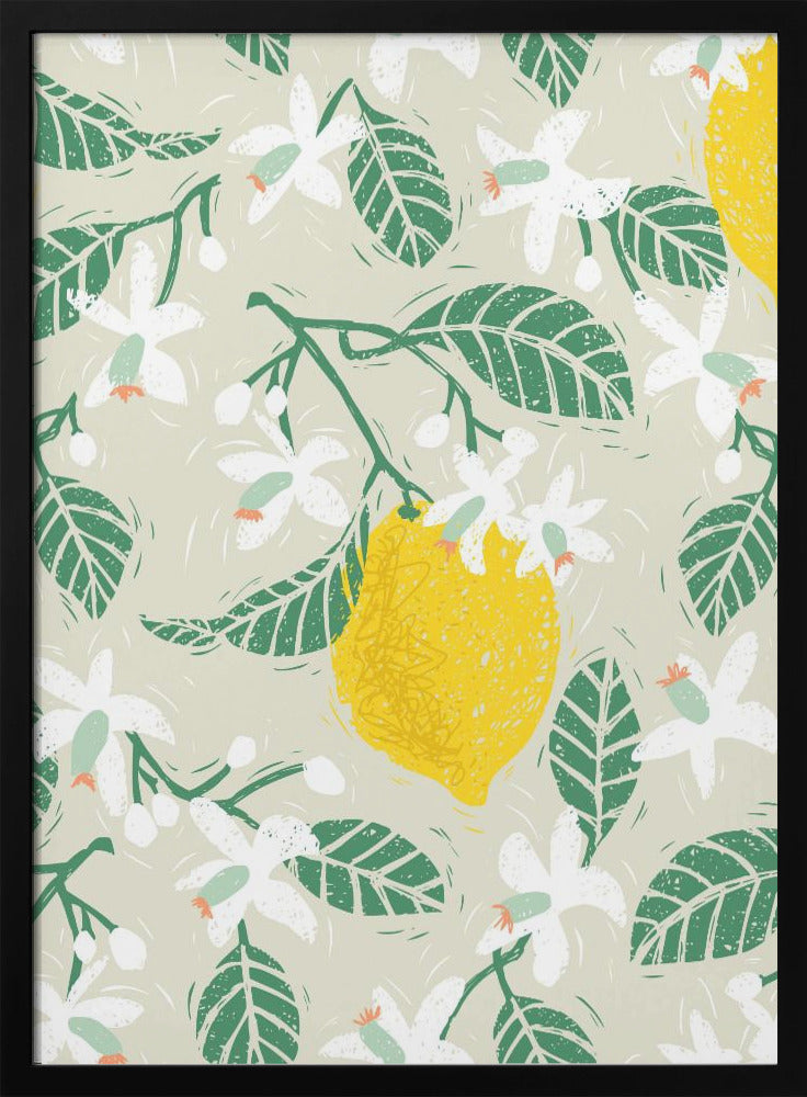 Zitronenbaumblüten | Poster