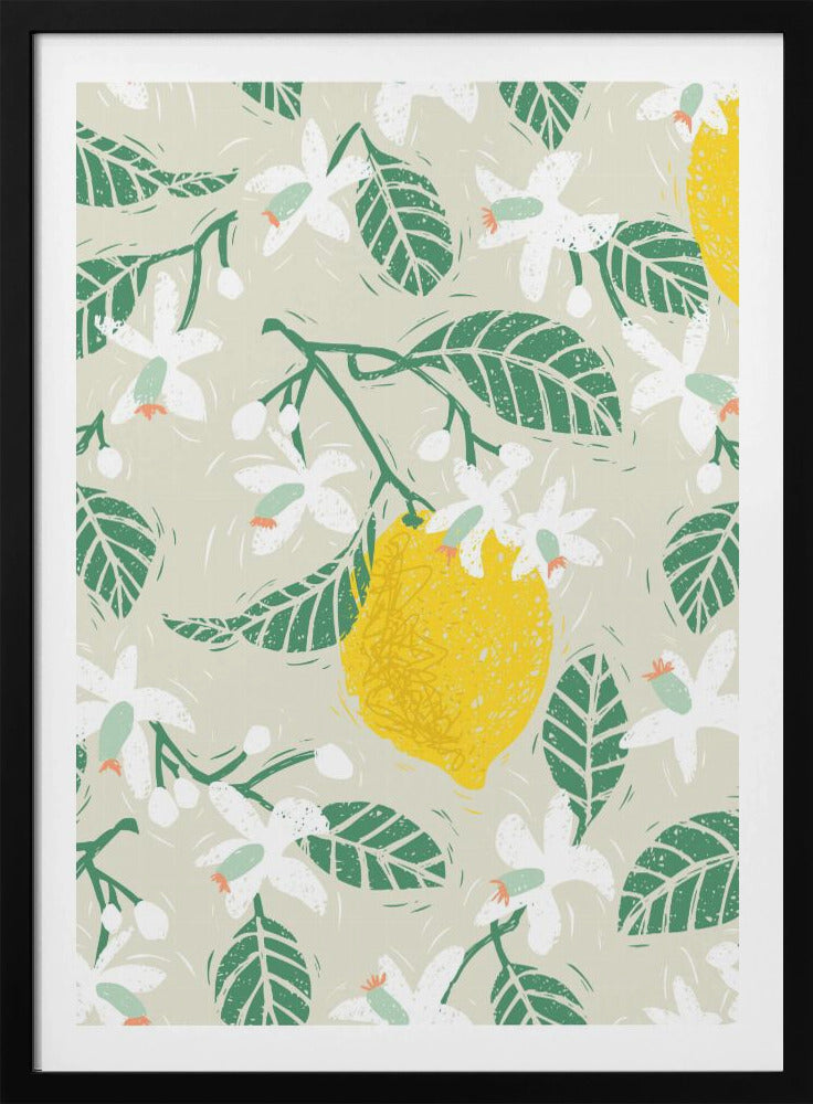 Zitronenbaumblüten | Poster