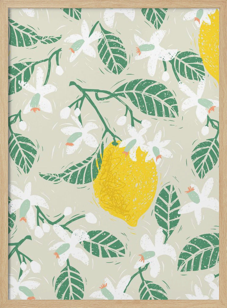 Zitronenbaumblüten | Poster