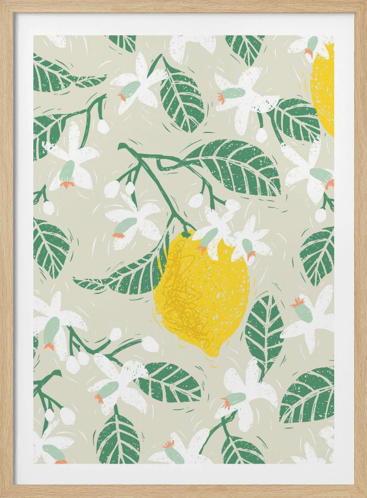 Zitronenbaumblüten | Poster