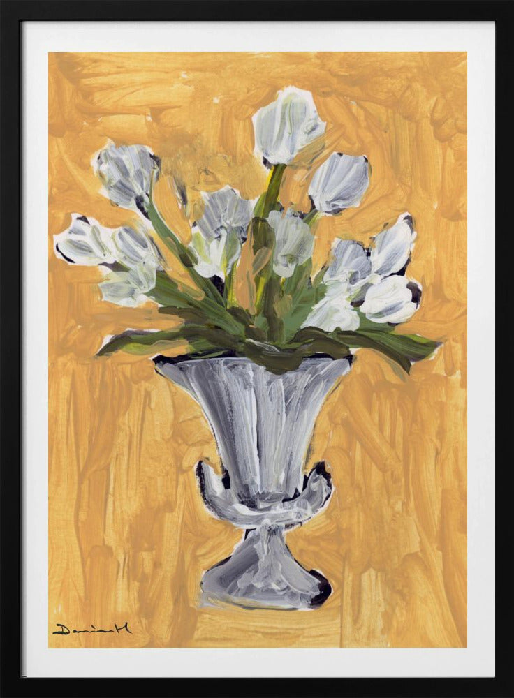Weiße Tulpen | Poster