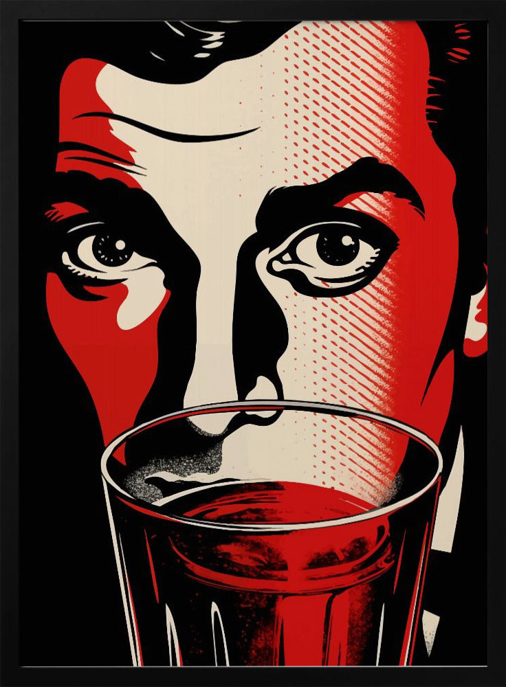 Ein Mann mit intensiven Augen | Poster