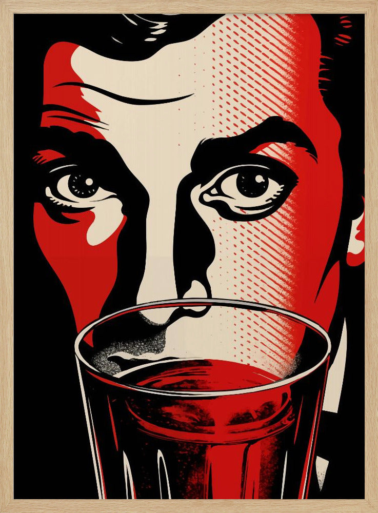 Ein Mann mit intensiven Augen | Poster