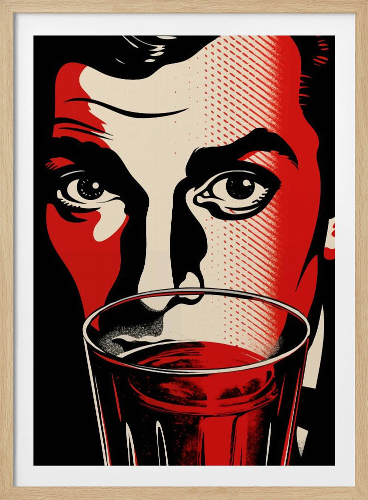 Ein Mann mit intensiven Augen | Poster