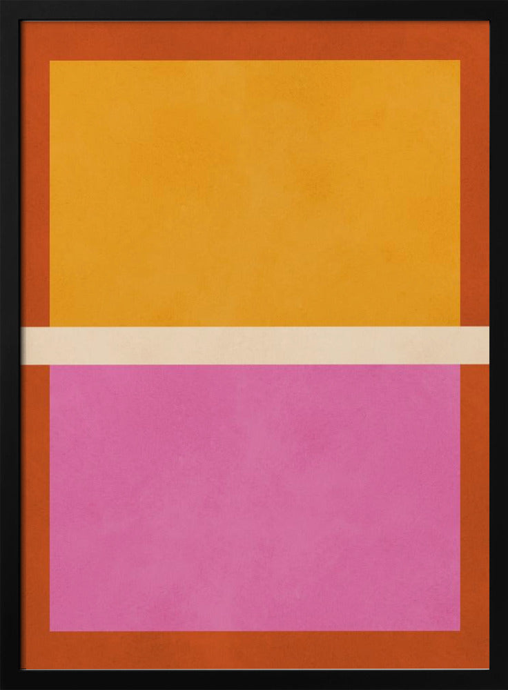 Fettgedruckte geometrische Blöcke | Poster
