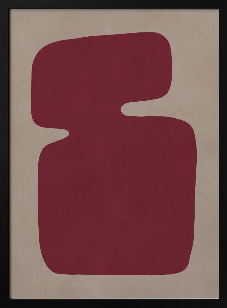 Purpurrote Silhouette | Poster