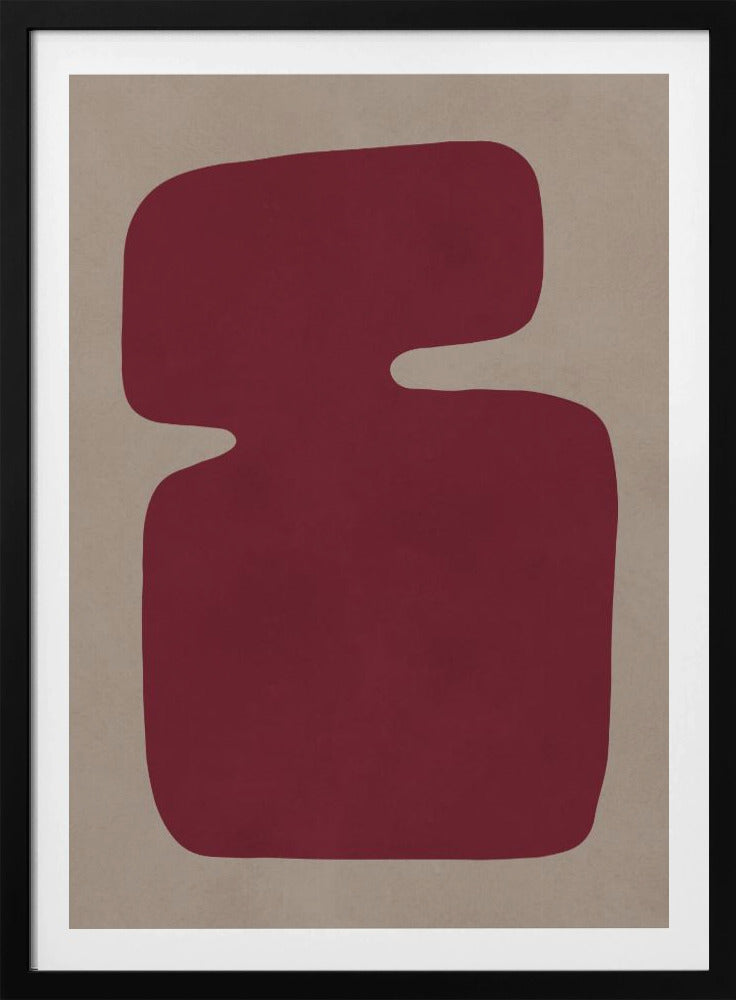 Purpurrote Silhouette | Poster