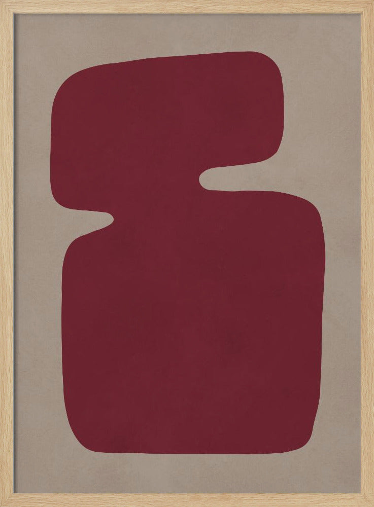 Purpurrote Silhouette | Poster