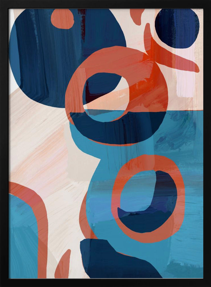 Geometrische Formen und leuchtende Farben | Poster