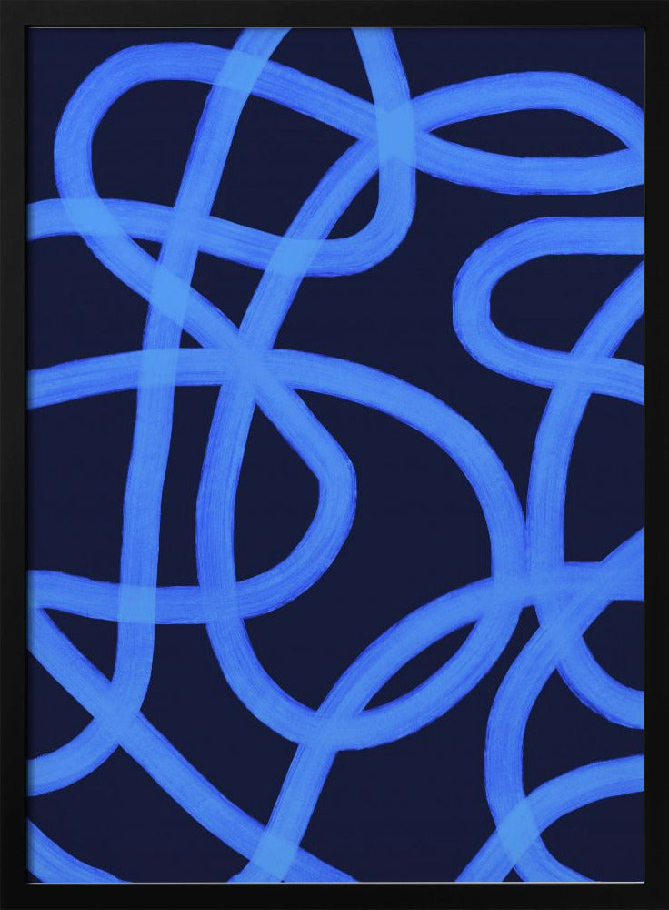 Blaue Labyrinthpfade | Poster