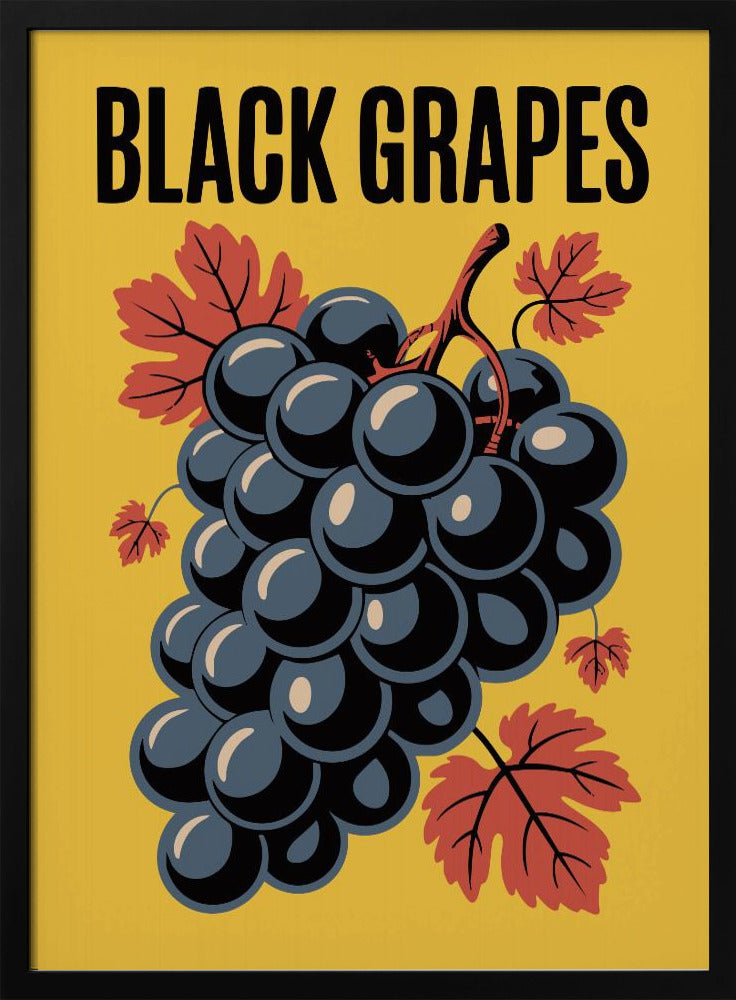 Grapes &amp; Leaves | Poster