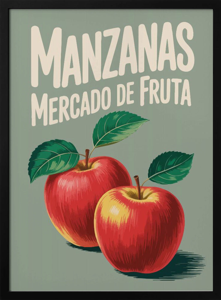 Vibrant Red Apples | Poster