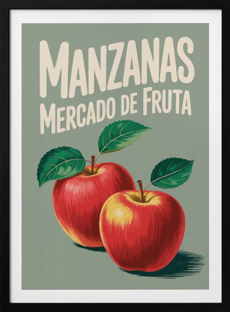 Vibrant Red Apples | Poster
