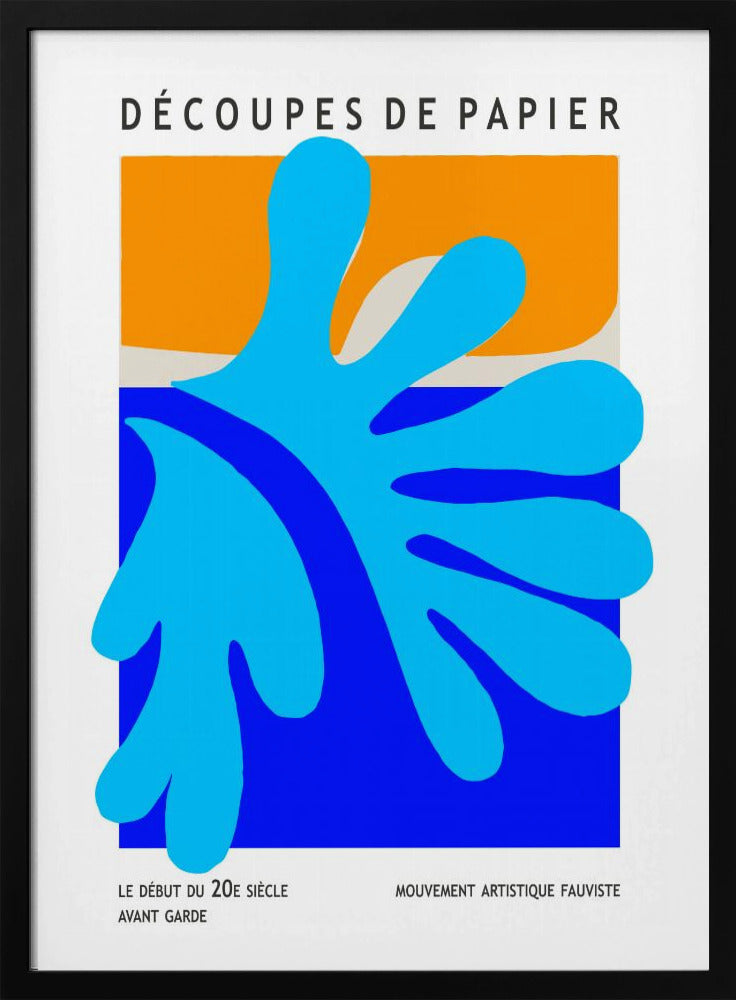 Blue Splash Forms | Poster