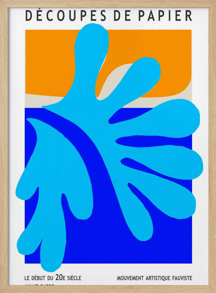 Blue Splash Forms | Poster