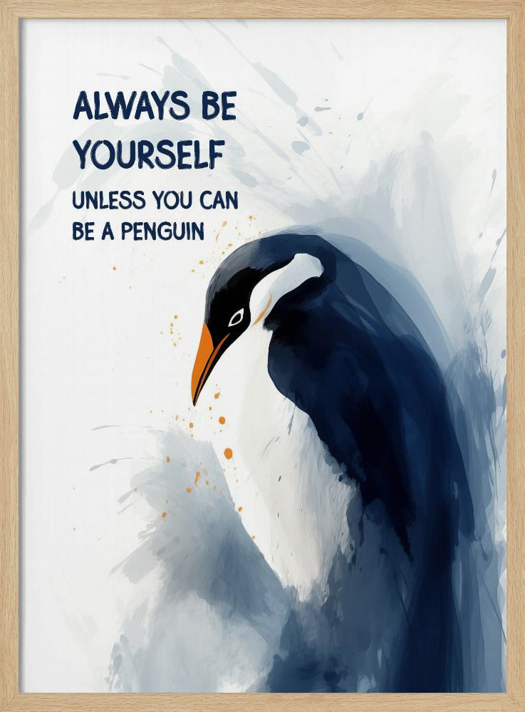 Sei ein Pinguin | Poster