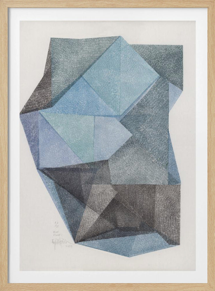 Blauer Stein I. | Poster