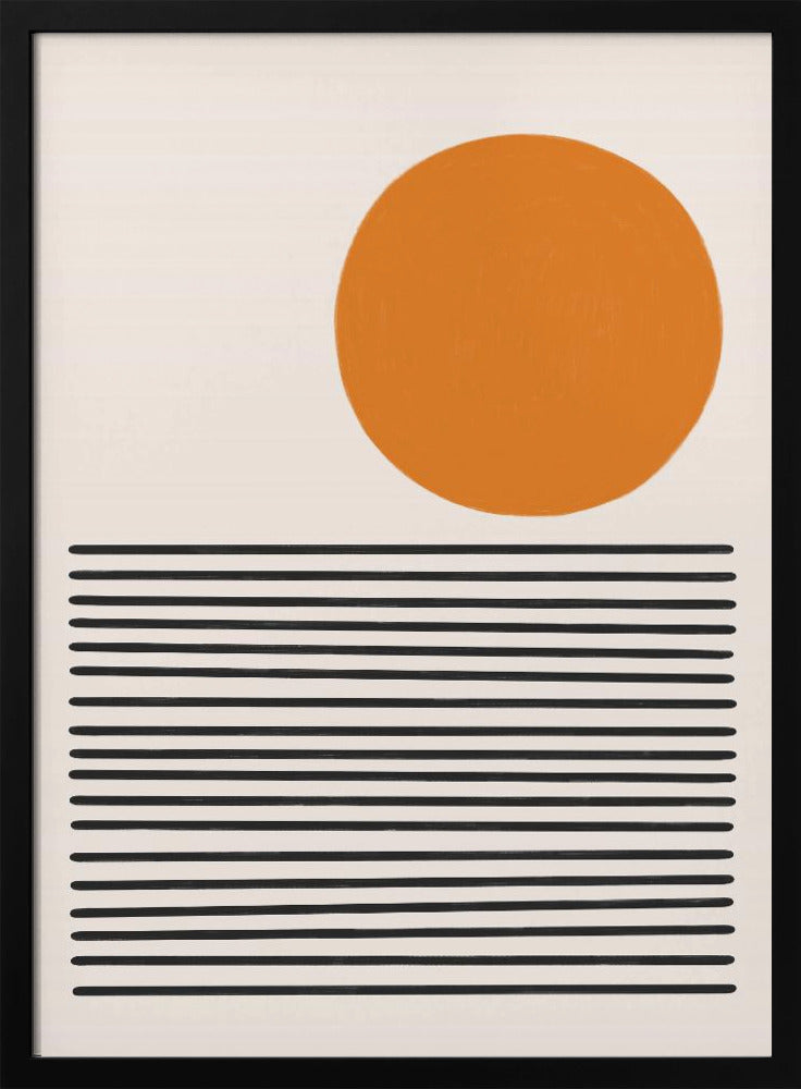 Minimalistische Meereslandschaft | Poster