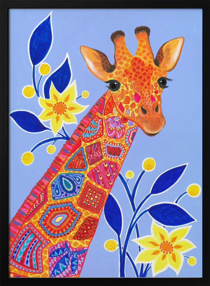 Gemusterte Giraffe | Poster