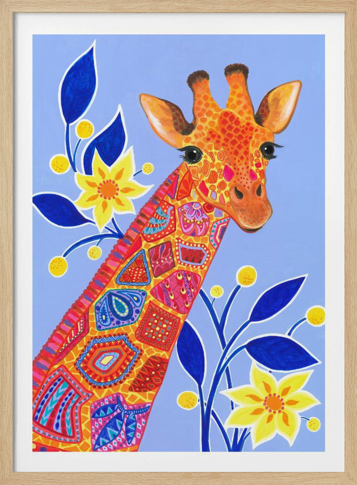 Gemusterte Giraffe | Poster