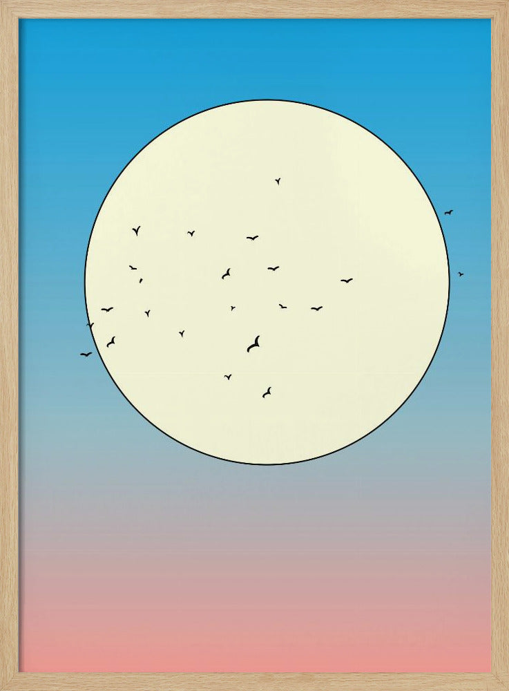 Vögel am Himmel | Poster
