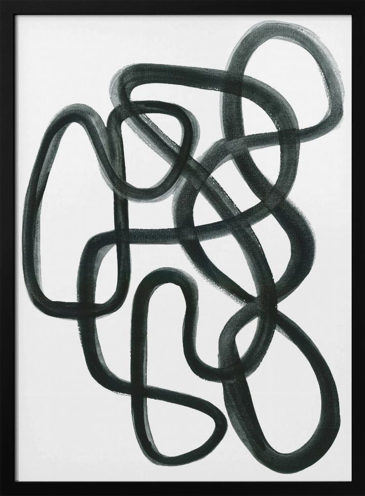 Abstrakt in Schwarz | Poster