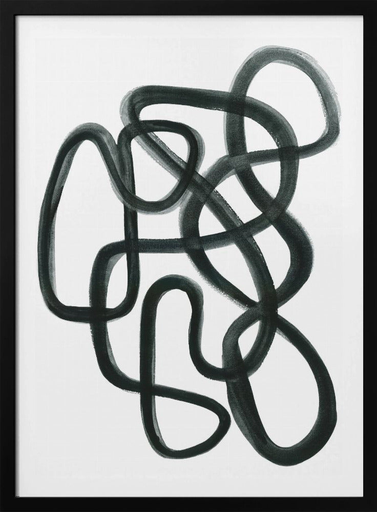 Abstrakt in Schwarz | Poster