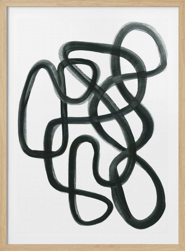 Abstrakt in Schwarz | Poster