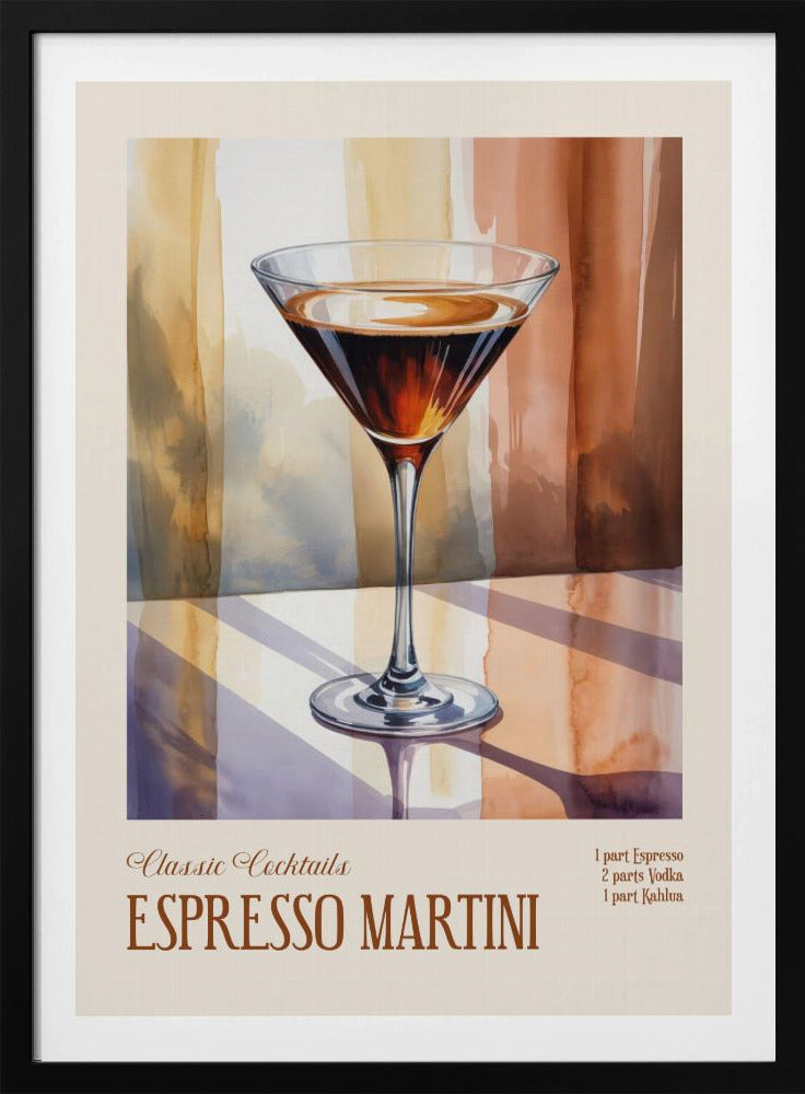 Klassische Cocktails - Espresso Martini | Poster