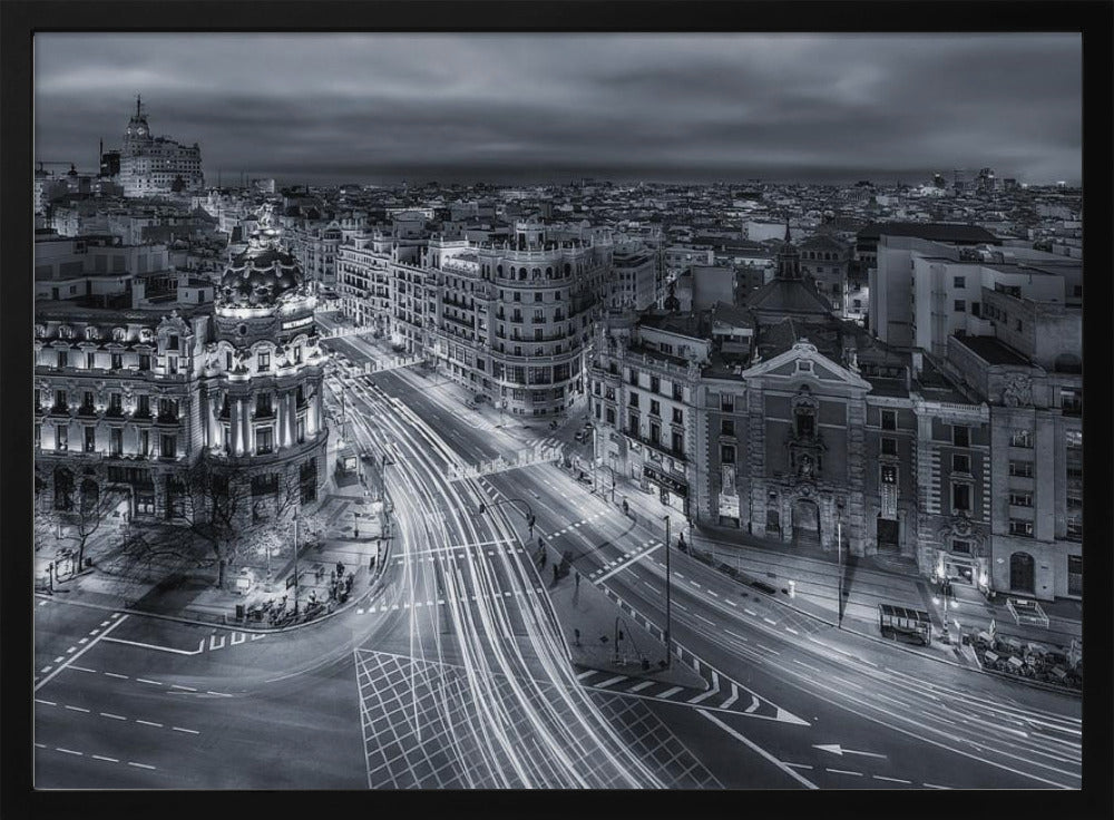 Lichter der Stadt Madrid | Poster