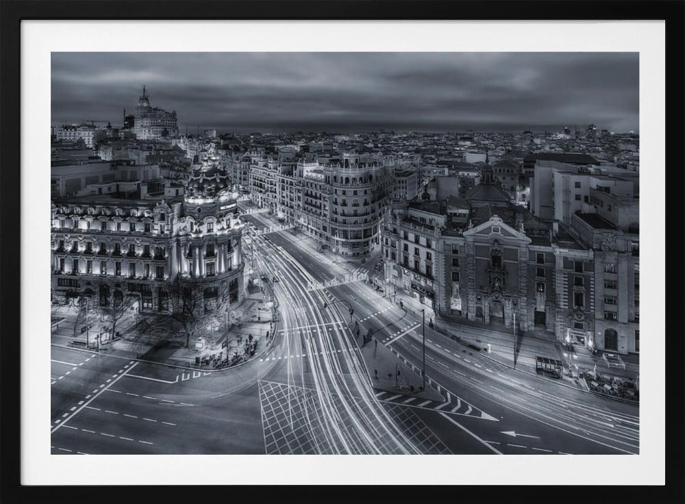 Lichter der Stadt Madrid | Poster